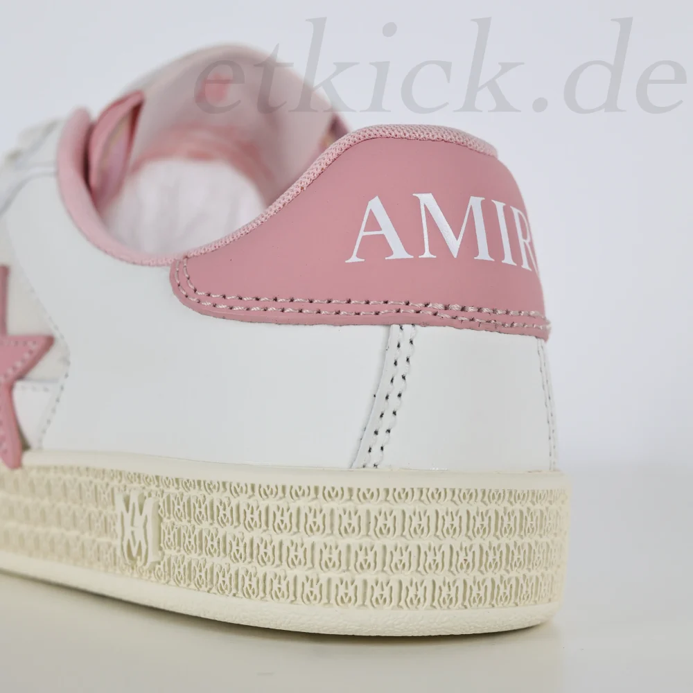 AMIRI Pacific Sneakers Weiß und Rosa – Bild 8