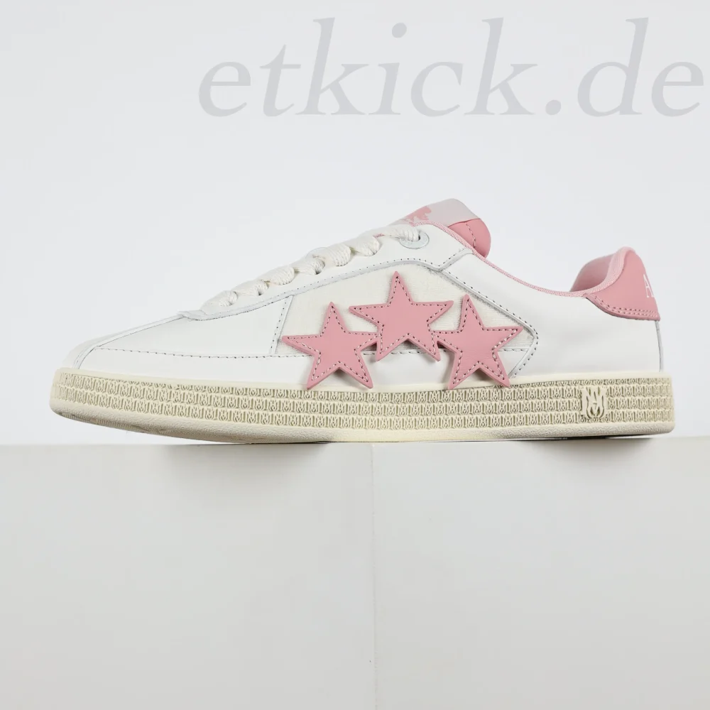 AMIRI Pacific Sneakers Weiß und Rosa – Bild 5