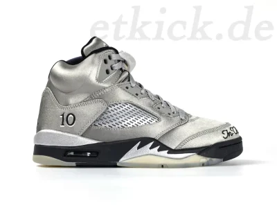 Air Jordan 5 Retro-Sneaker Grau