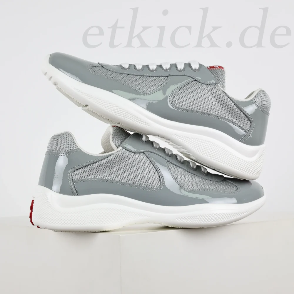 America's Cup Sneakers aus Lackleder-Mix graues Lackleder – Bild 6