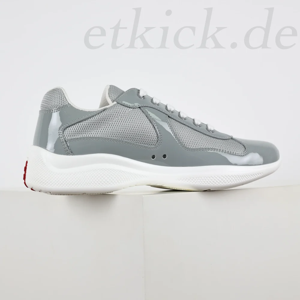 America's Cup Sneakers aus Lackleder-Mix graues Lackleder – Bild 5