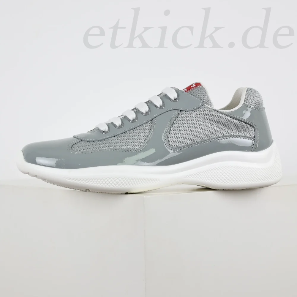 America's Cup Sneakers aus Lackleder-Mix graues Lackleder – Bild 4