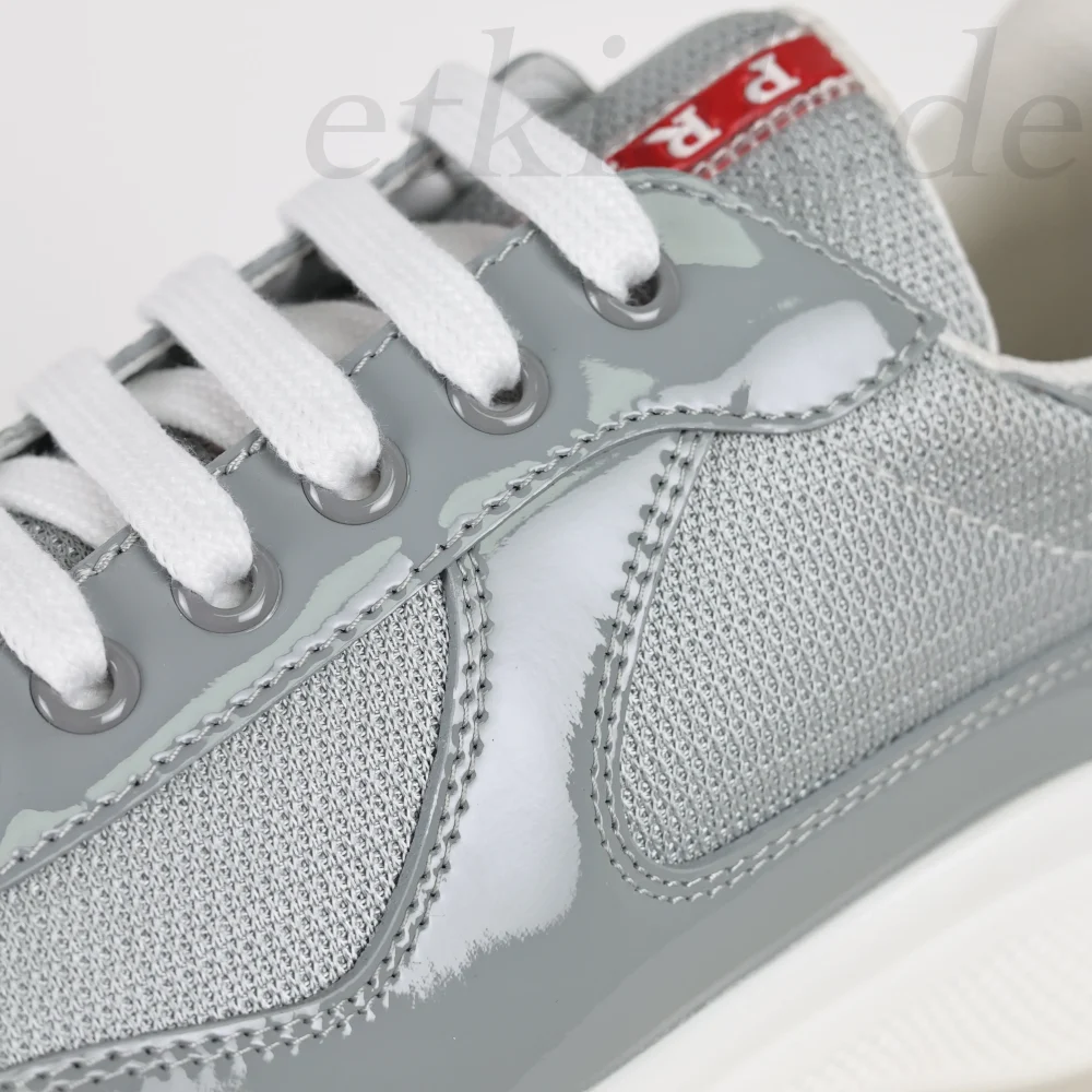America's Cup Sneakers aus Lackleder-Mix graues Lackleder – Bild 11