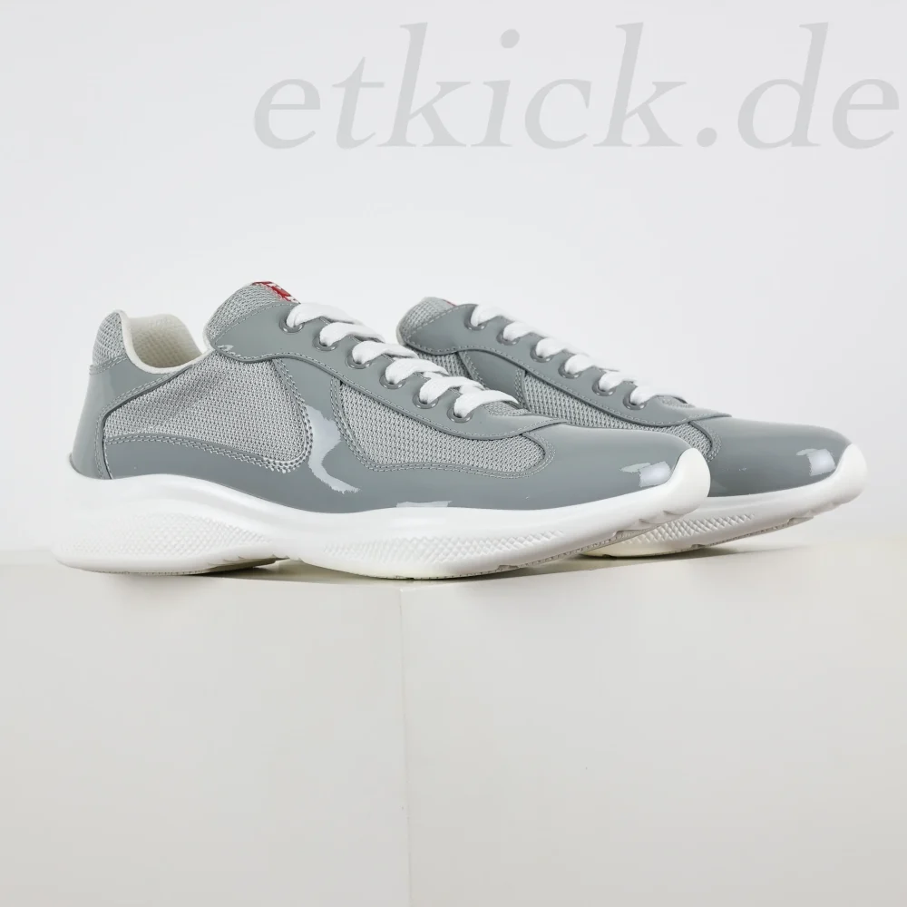 America's Cup Sneakers aus Lackleder-Mix graues Lackleder – Bild 3