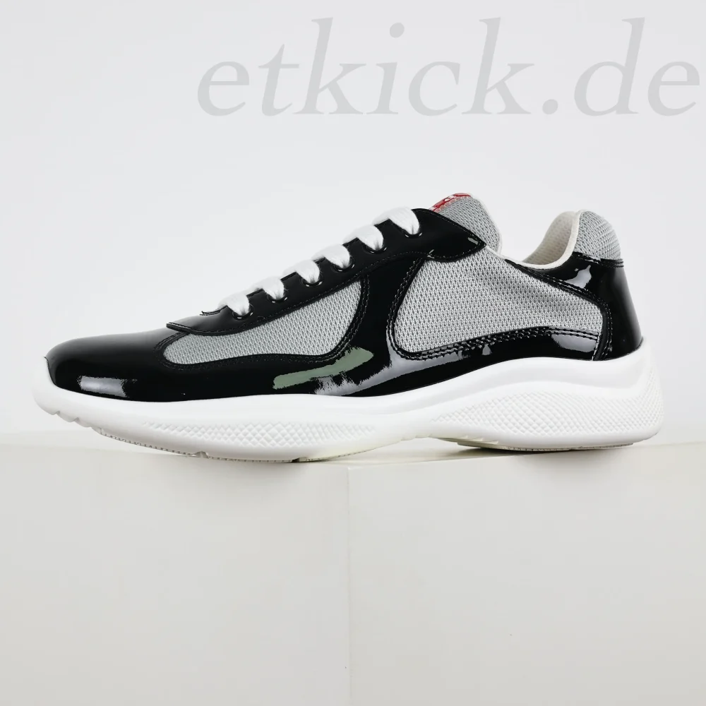 America's Cup Sneakers aus Lackleder-Mix in Schwarz – Bild 10