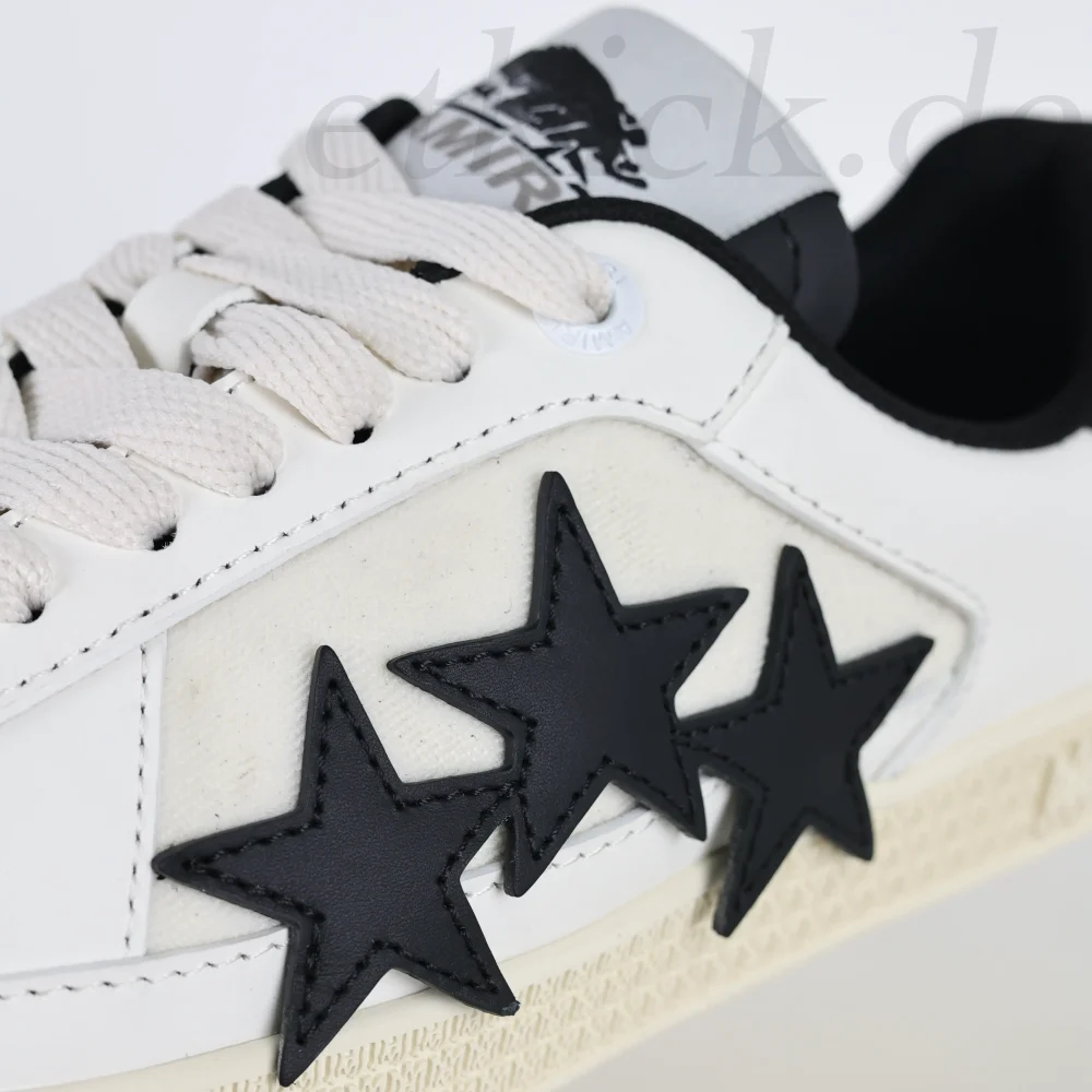 Amiri Pacific Stars Weiß Schwarz Low-Top-Sneaker – Bild 11