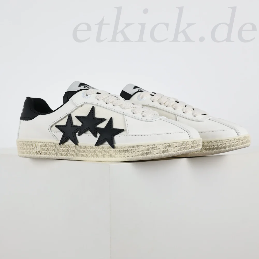 Amiri Pacific Stars Weiß Schwarz Low-Top-Sneaker – Bild 2