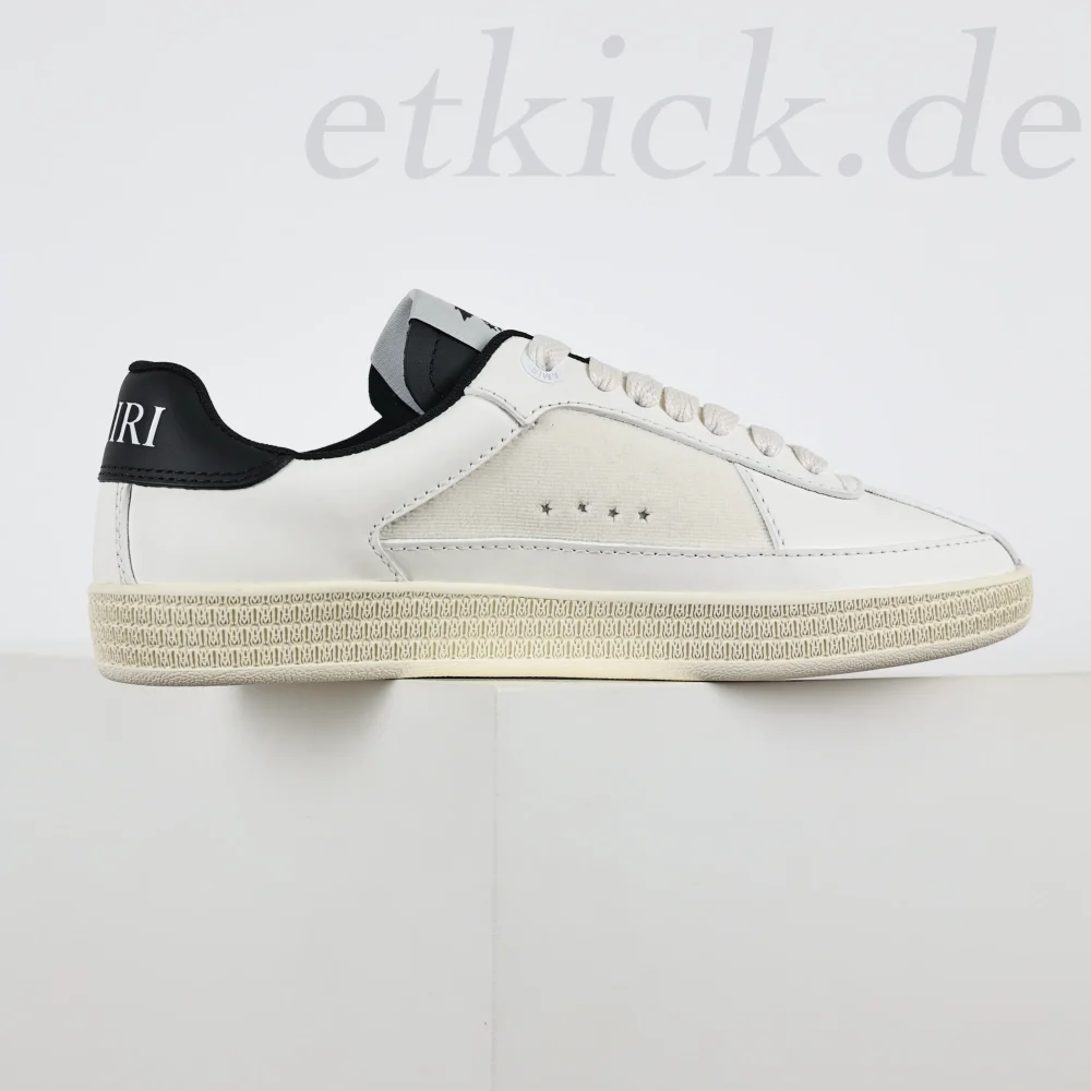Amiri Pacific Stars Weiß Schwarz Low-Top-Sneaker – Bild 5
