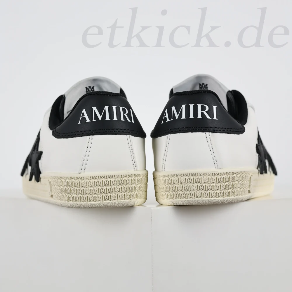 Amiri Pacific Stars Weiß Schwarz Low-Top-Sneaker – Bild 6