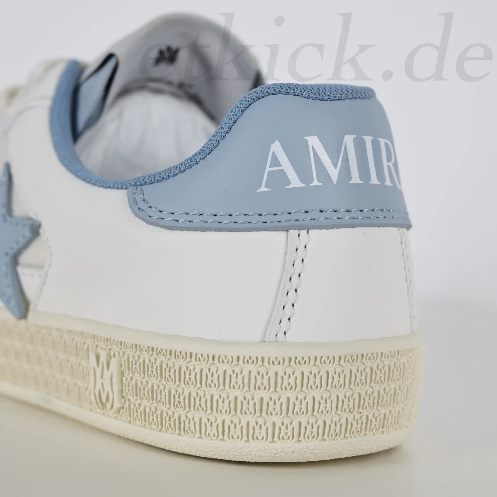 Amiri Pacific Stars Weiß und Blau Low-Top-Sneaker – Bild 10