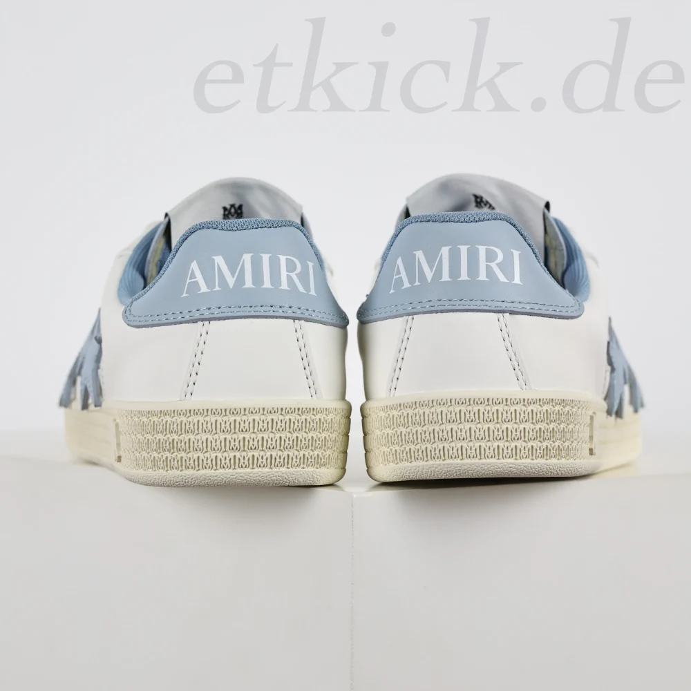 Amiri Pacific Stars Weiß und Blau Low-Top-Sneaker – Bild 6