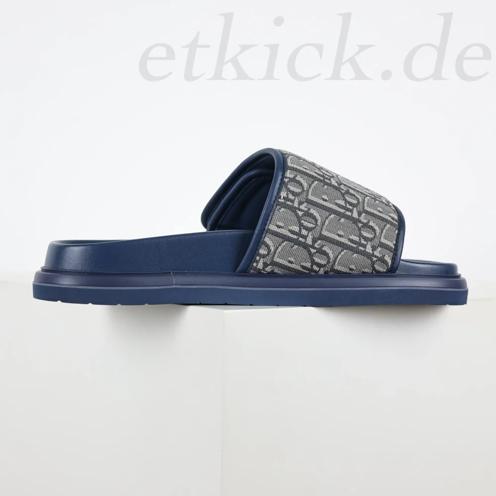 Aqua Sandale Blau Schräg Jacquard – Bild 5