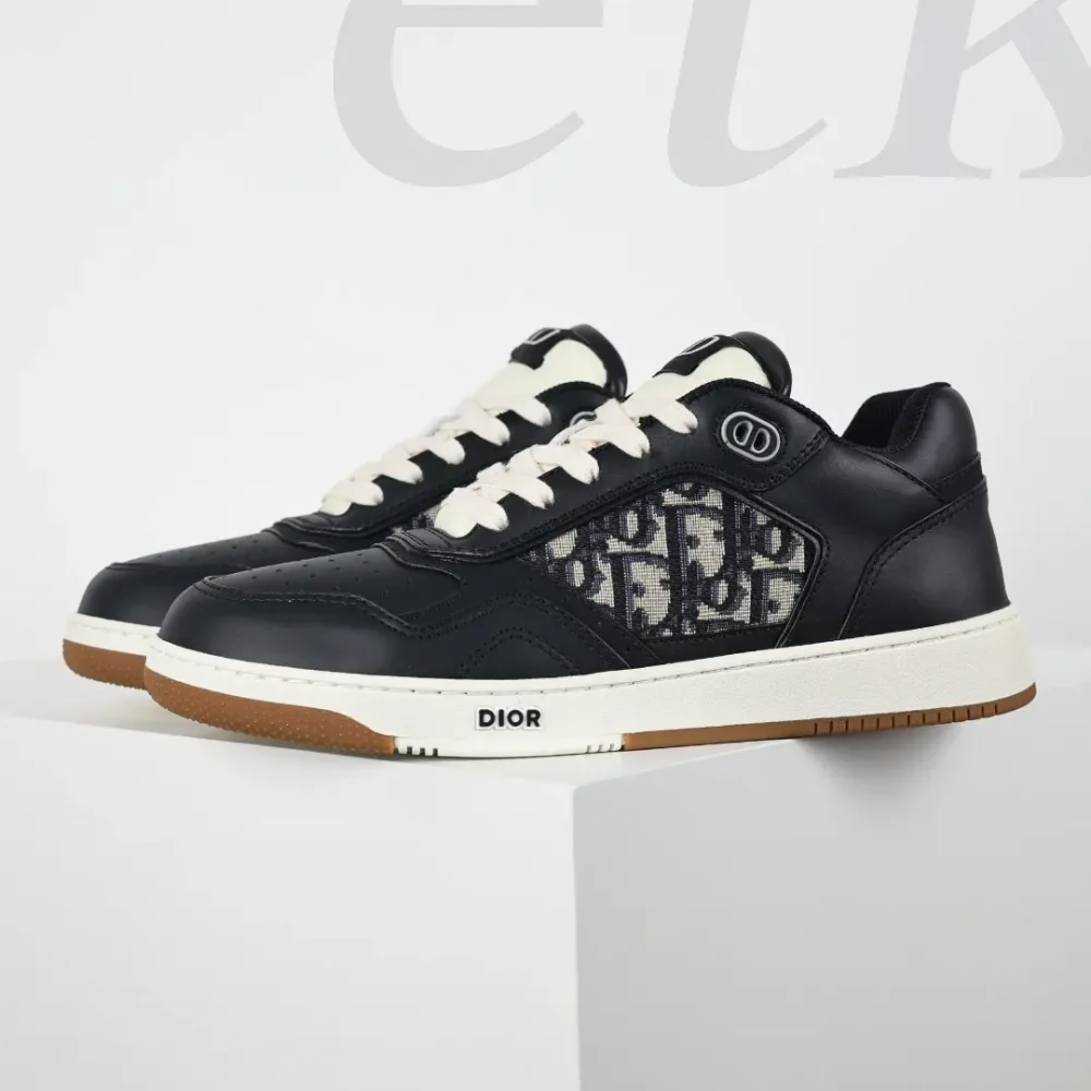 B27 Leder Sneakers 42 Herren Schwarz Top-Version – Bild 3