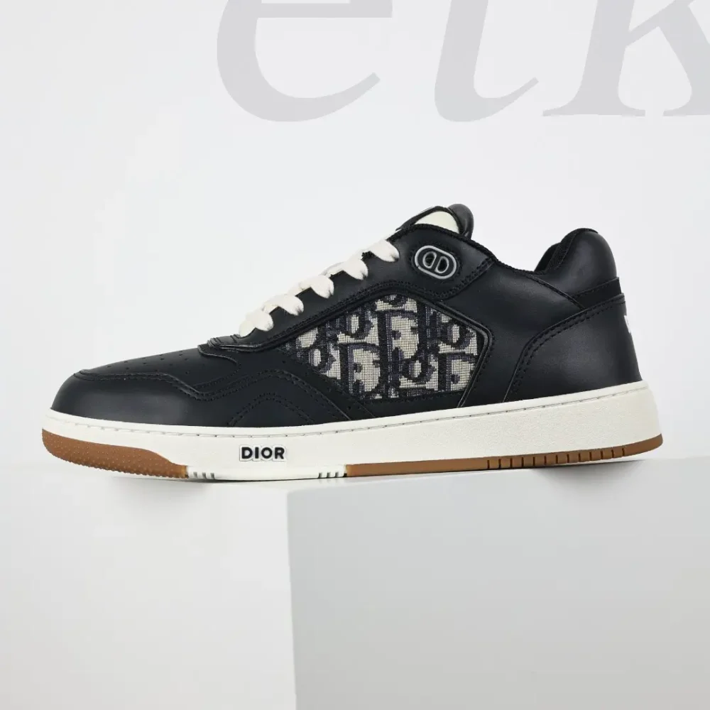 B27 Leder Sneakers 42 Herren Schwarz Top-Version – Bild 4