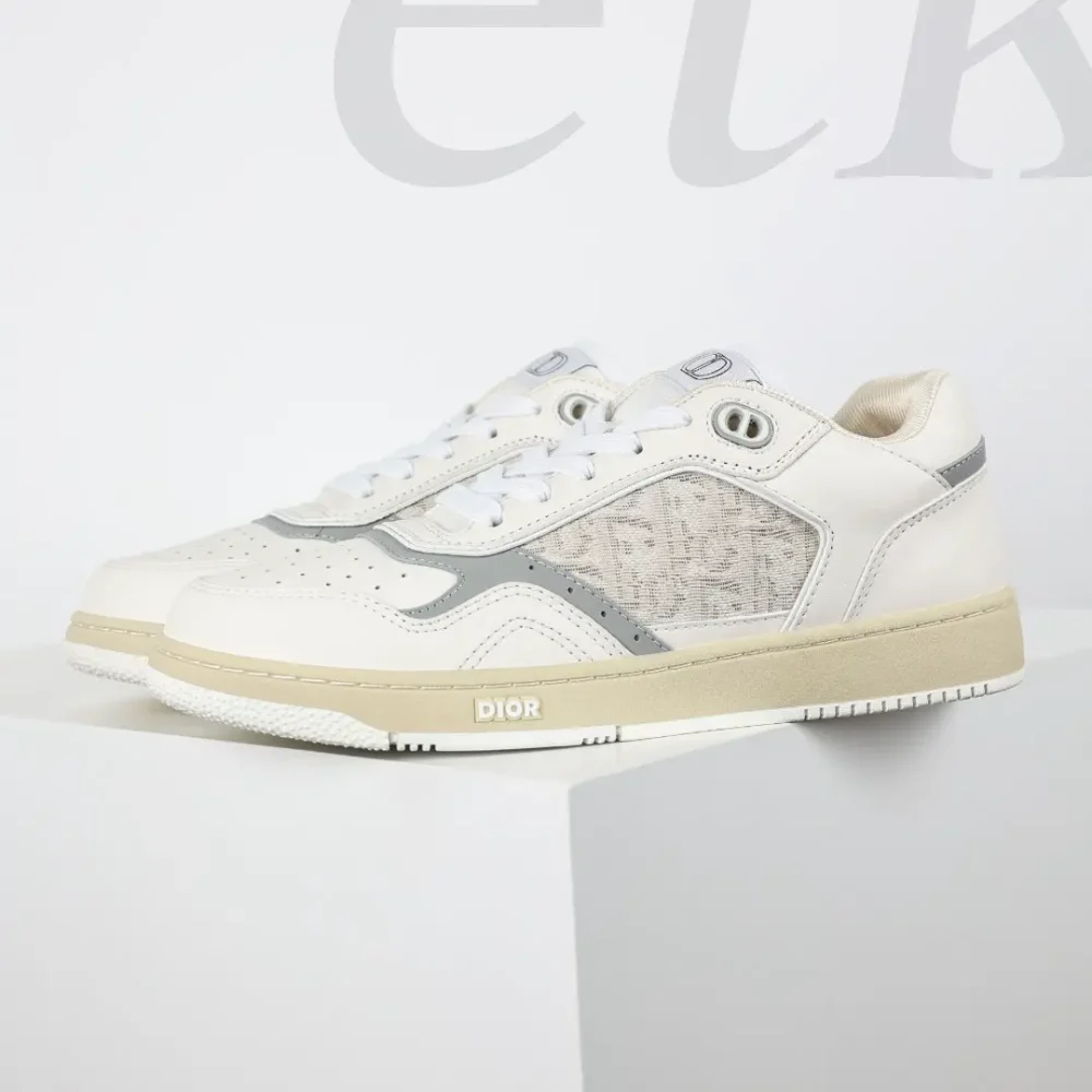 B27 Low Blanc Beige Herren Low-Top-Sneaker – Bild 3
