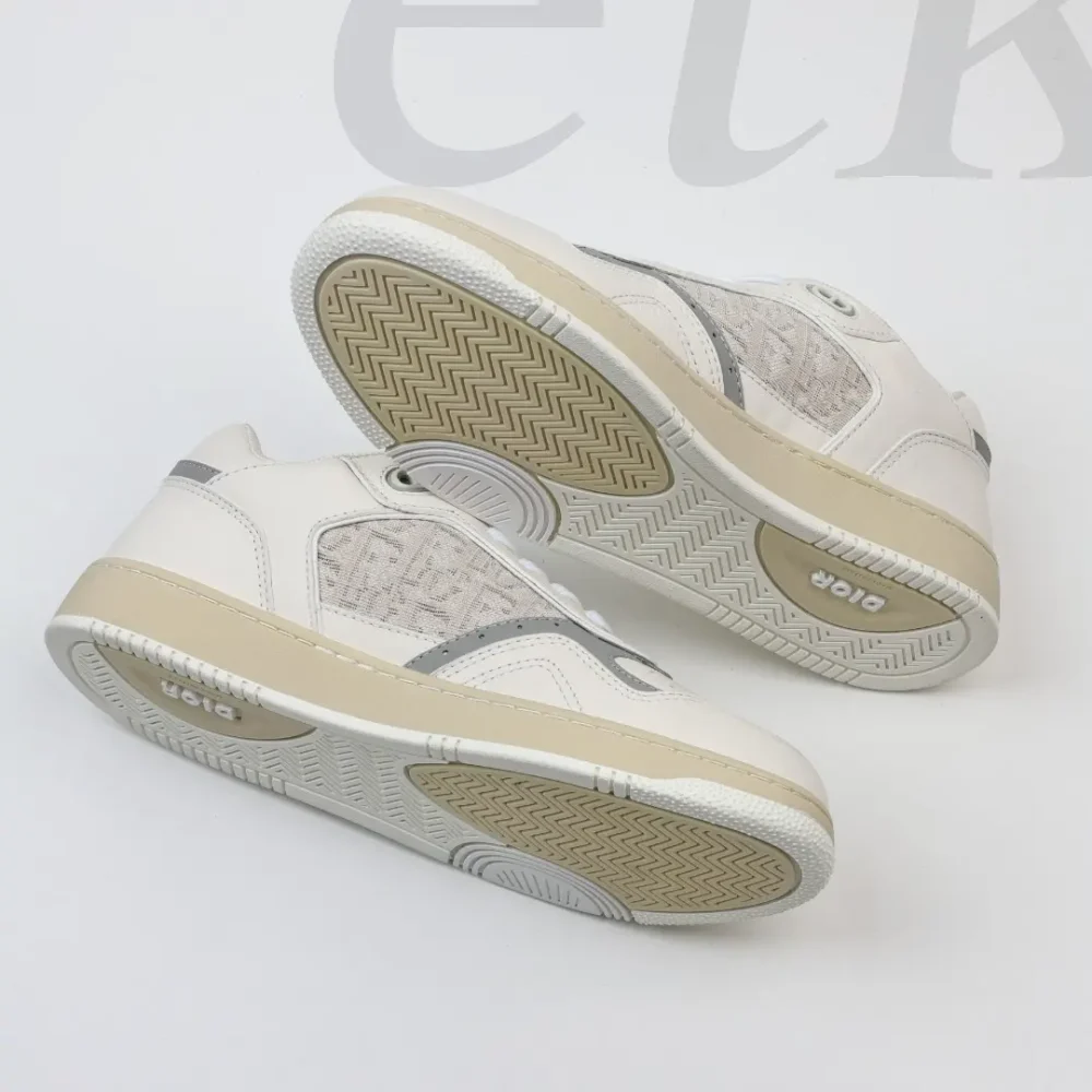 B27 Low Blanc Beige Herren Low-Top-Sneaker – Bild 6