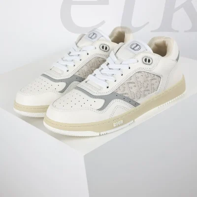 B27 Low Blanc Beige Herren Low-Top-Sneaker