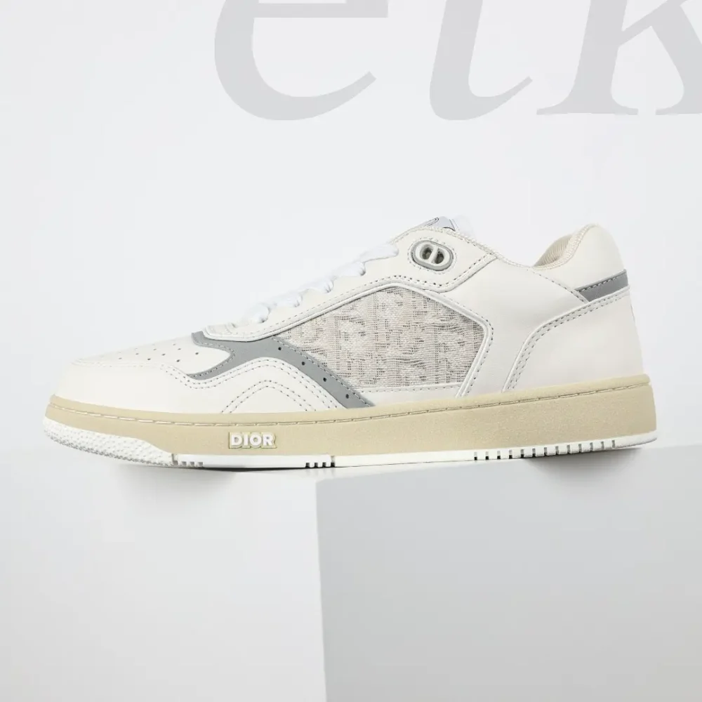 B27 Low Blanc Beige Herren Low-Top-Sneaker – Bild 4