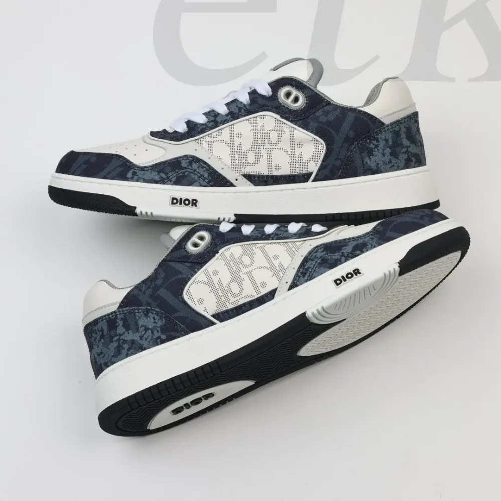 B27 Low Denim Blau Weiß Tränen Schräge Galaxie – Bild 6