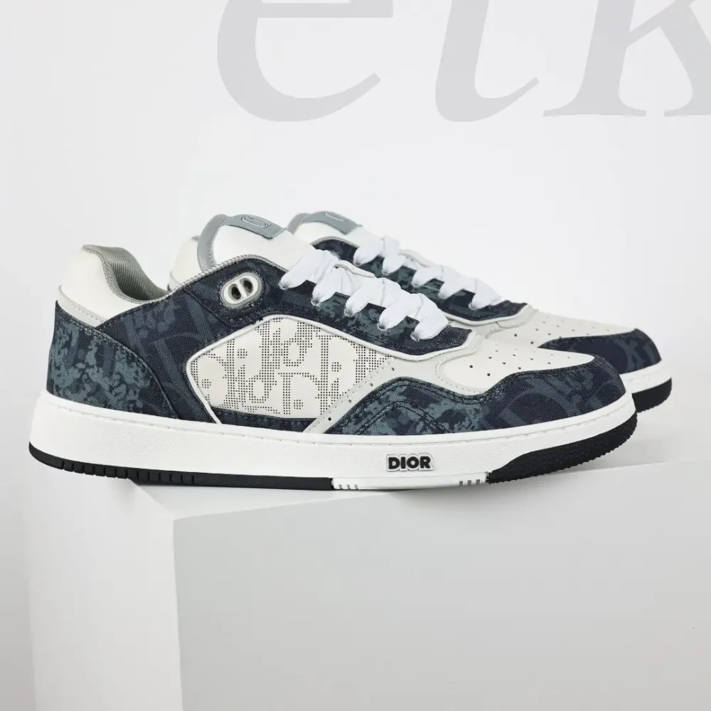 B27 Low Denim Blau Weiß Tränen Schräge Galaxie – Bild 2