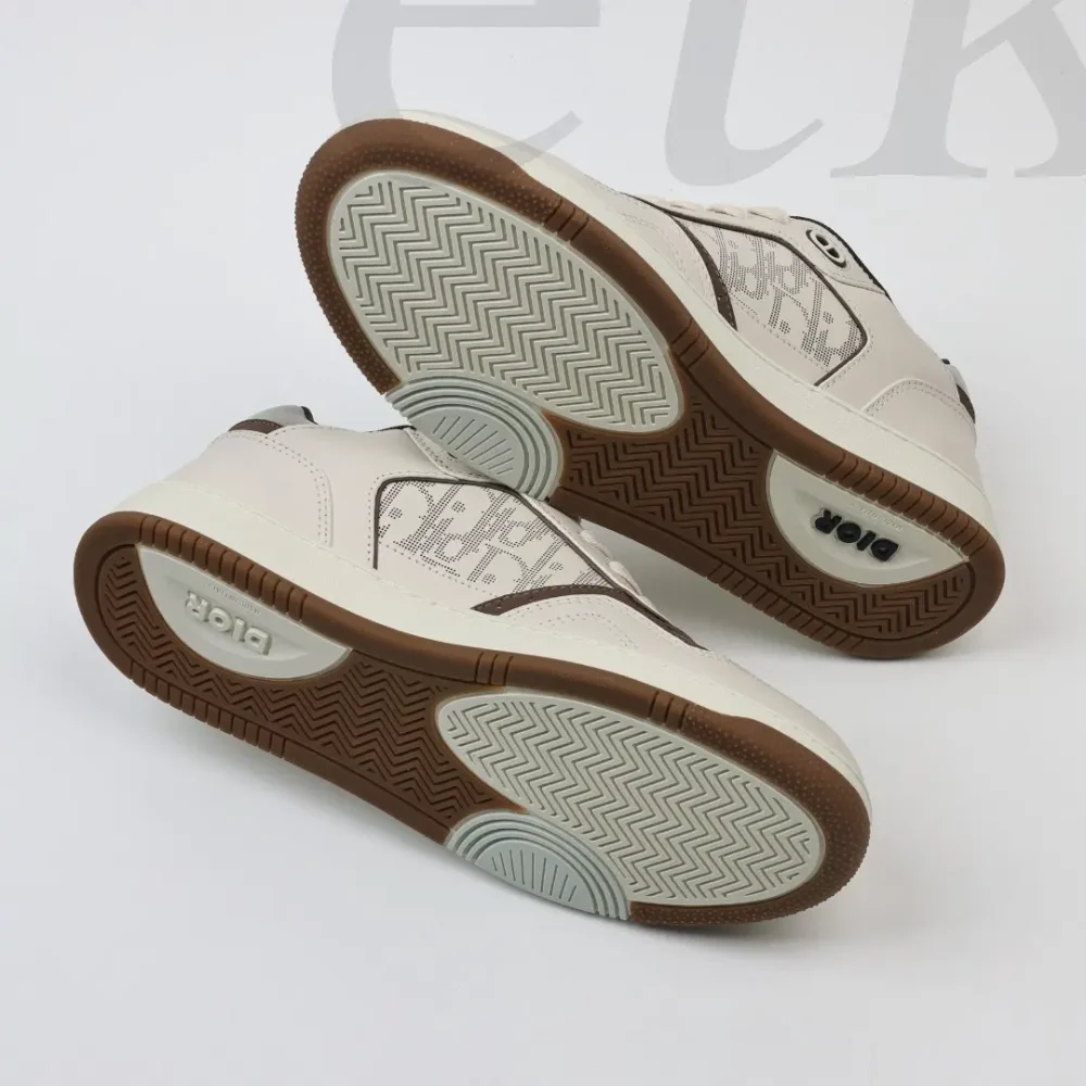 B27 Low Top Sneaker Creme und Greige – Bild 8