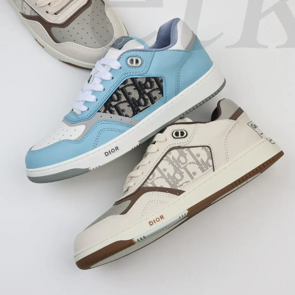 B27 Low Top Sneaker Creme und Greige – Bild 12