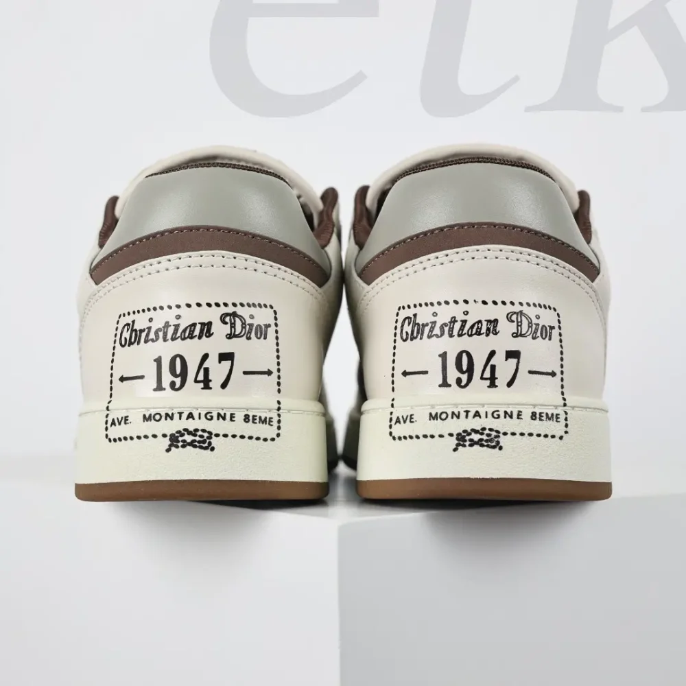 B27 Low Top Sneaker Creme und Greige – Bild 6