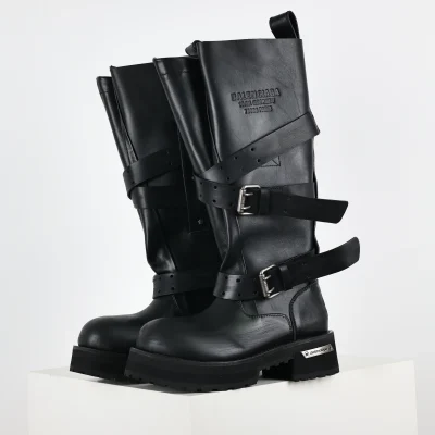 Balenciaga 25FW Venom Hohe Stiefel Schwarz