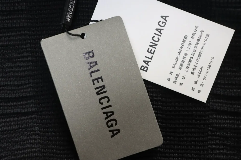 Balenciaga BLCG 25ss Strickpullover mit geometrischem Muster und Rundhalsausschnitt – Bild 11