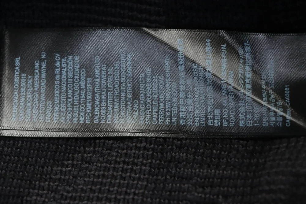 Balenciaga BLCG 25ss Strickpullover mit geometrischem Muster und Rundhalsausschnitt – Bild 8