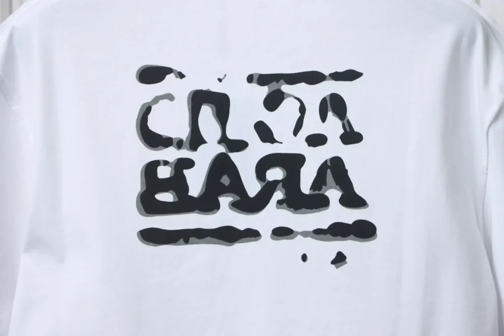 Balenciaga Kurzarmhemd mit Buchstabendruck – Bild 16