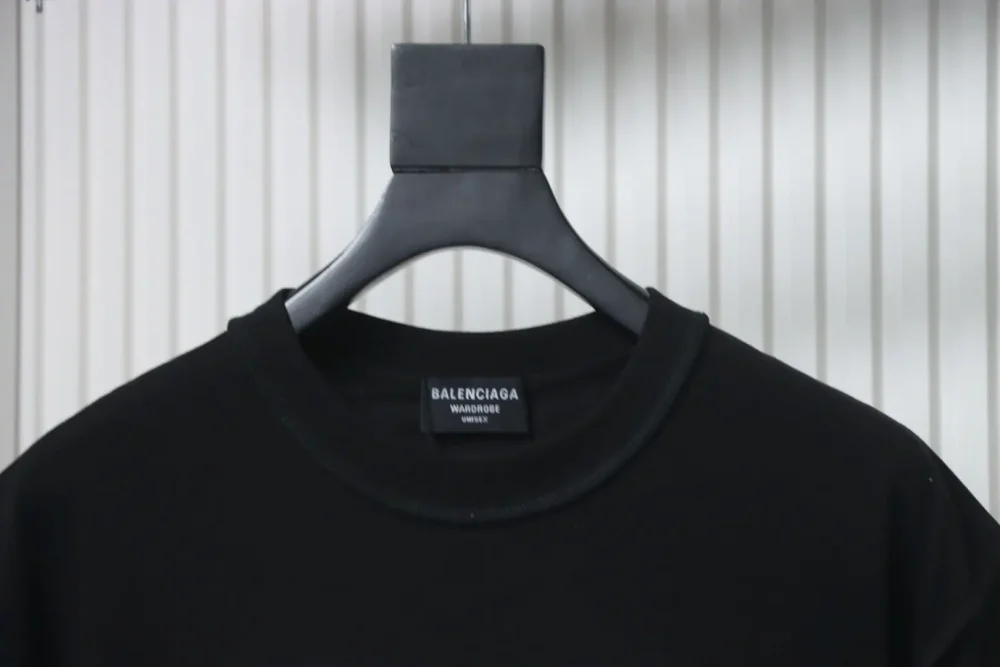 Balenciaga Kurzarmhemd mit Buchstabendruck – Bild 3