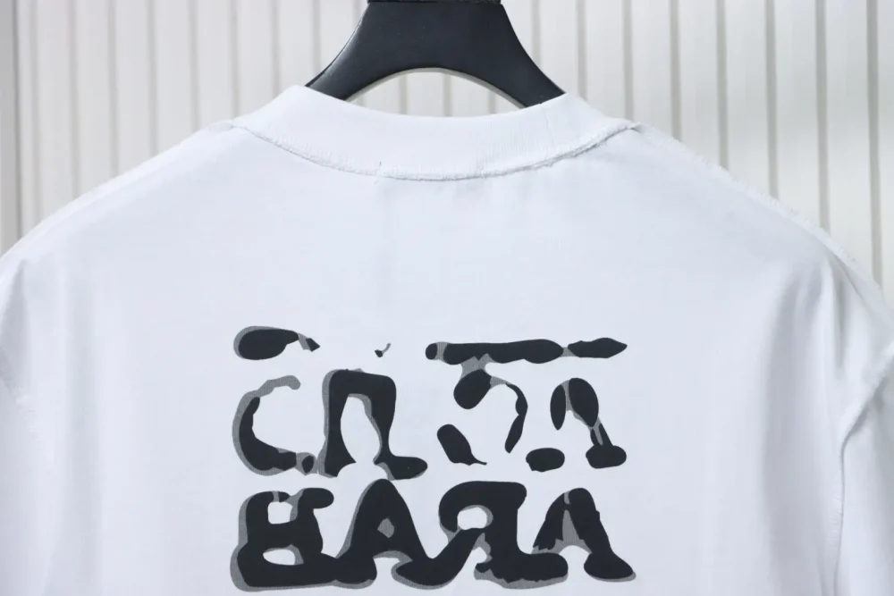 Balenciaga Kurzarmhemd mit Buchstabendruck – Bild 21