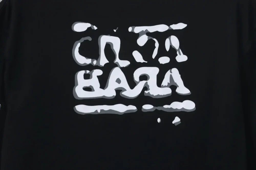 Balenciaga Kurzarmhemd mit Buchstabendruck – Bild 5