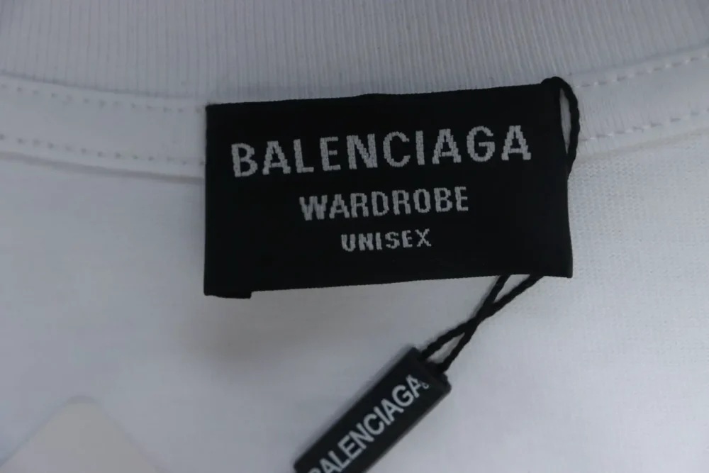 Balenciaga Kurzarmhemd mit handbemaltem Doppel-B-Print – Bild 17