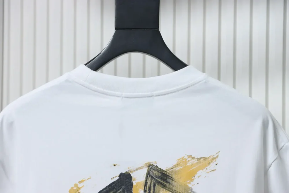 Balenciaga Kurzarmhemd mit handbemaltem Doppel-B-Print – Bild 18