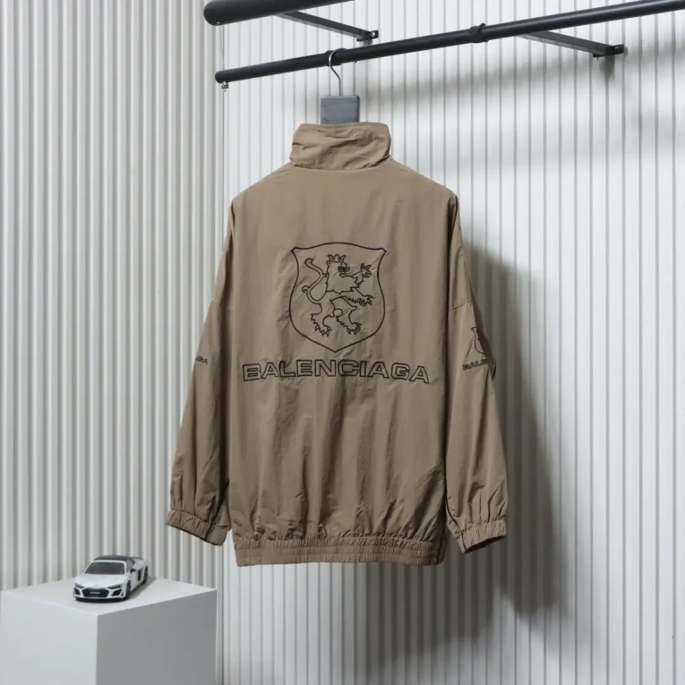 Balenciaga Reißverschlussjacke mit Buchstabenstickerei – Bild 2