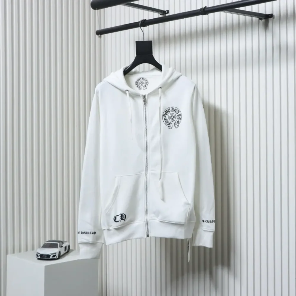 Jacke mit Reißverschluss und Sanskrit-Aufdruck an den Bündchen – Bild 12