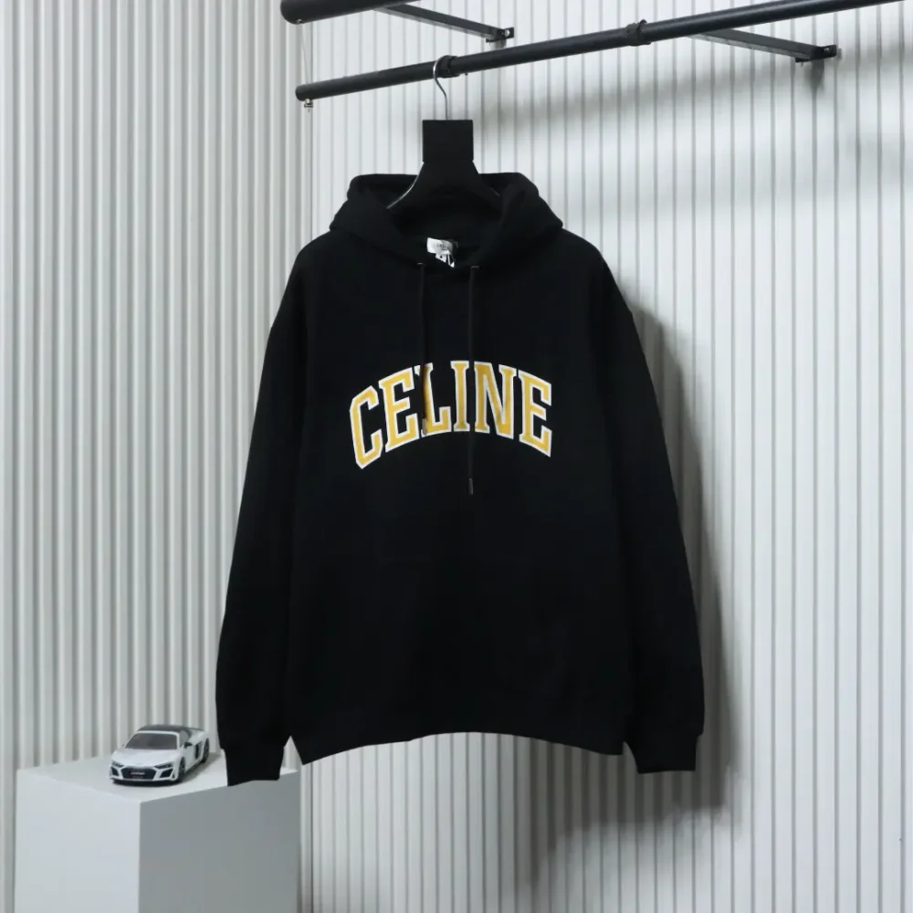 Kapuzensweatshirt mit Schriftzug-Print