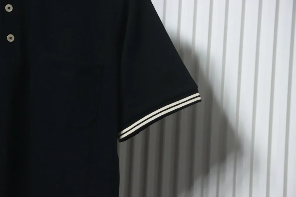 Klassischer Ausschnitt, Doppel-G-Stickerei, Poloshirt mit kurzen Ärmeln – Bild 7