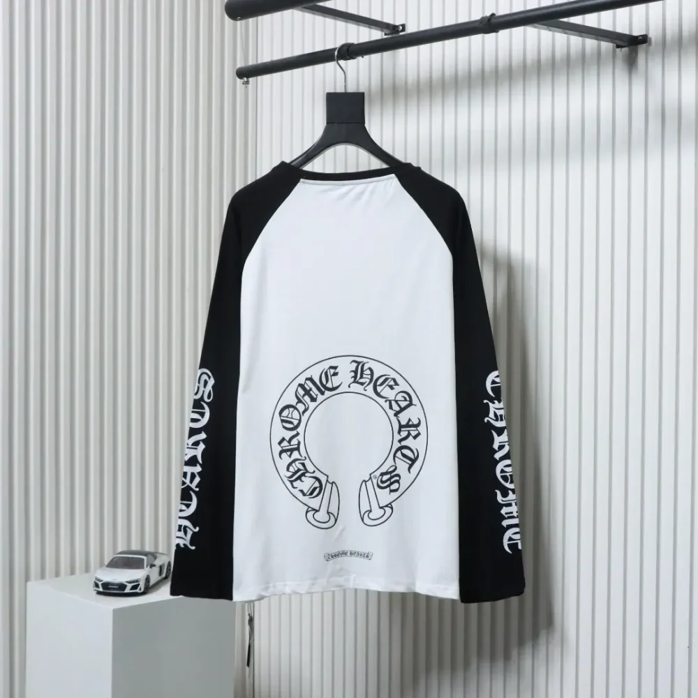 Langarm-T-Shirt mit Patchwork-Print von Black Label – Bild 13