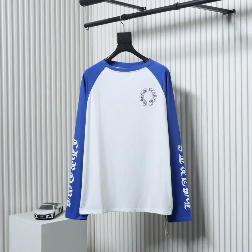 Langarm-T-Shirt mit Patchwork-Print von Black Label