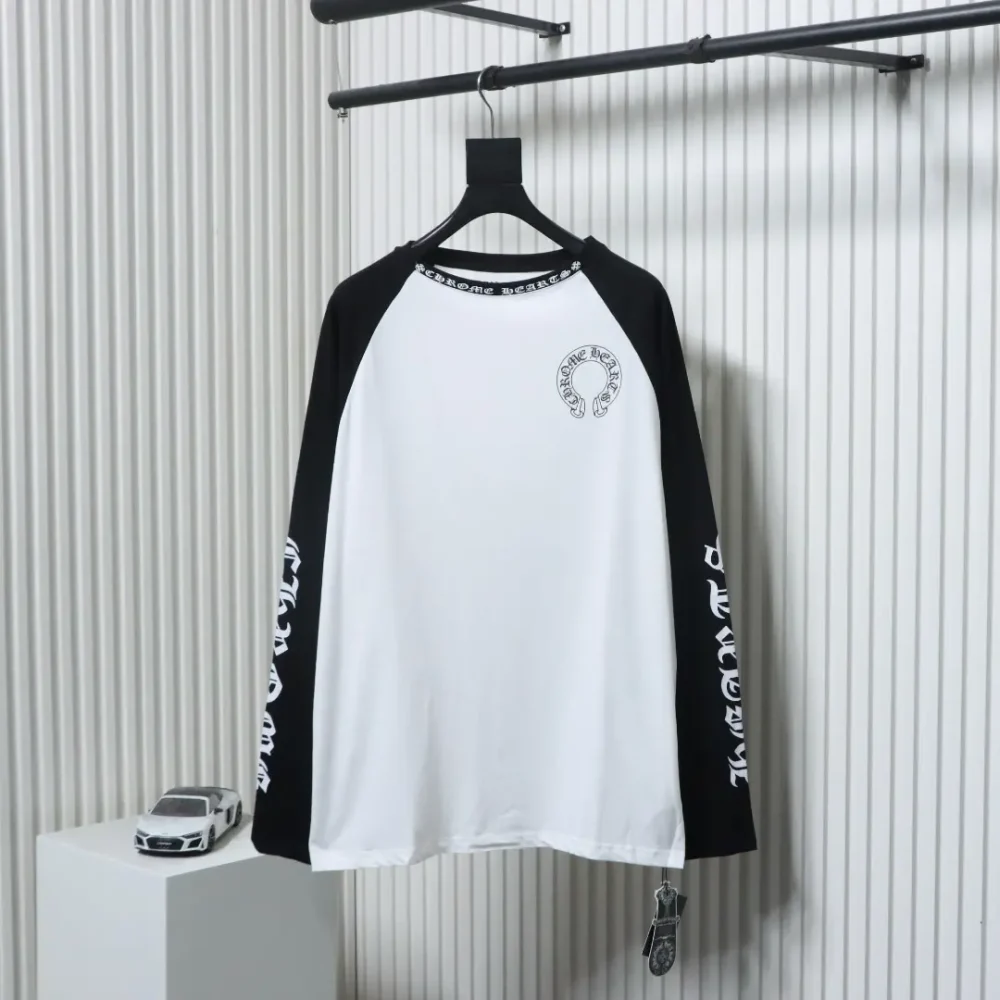Langarm-T-Shirt mit Patchwork-Print von Black Label – Bild 12