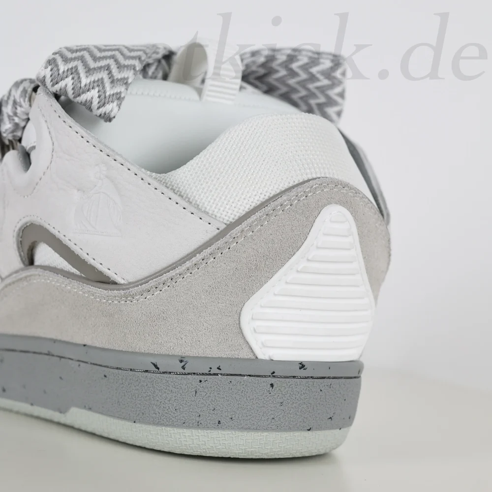 Lanvin Curb Low-Top-Sneakers zum Schnüren Grau – Bild 10