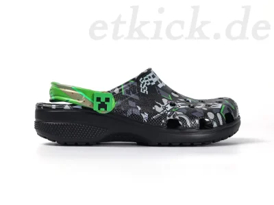 Minecraft x Classic Clog Schwarz-Mehrfarbig