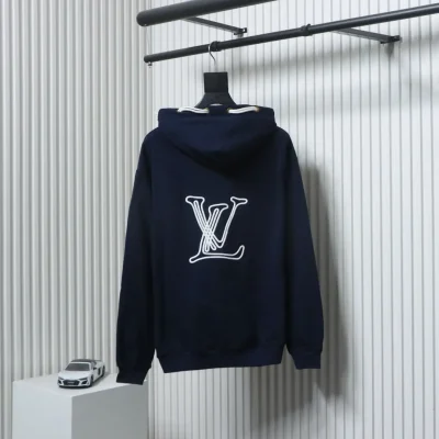 Nautischer Kapuzenpullover mit Doppelknoten-Stickerei