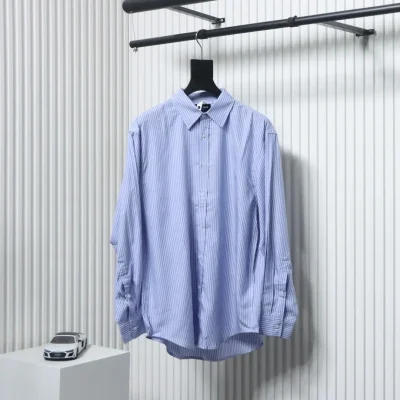Balenciaga Neues gestreiftes Revershemd