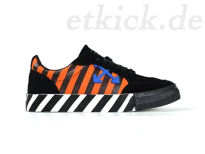 Off White Vulc Sneaker „Schwarz Blau Orange“