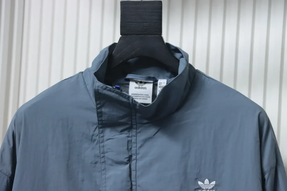 Patchwork-Reißverschlussjacke mit Adidas-Co-Branding und Trefoil-Logo – Bild 3