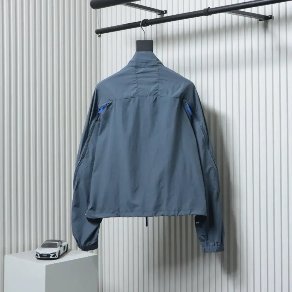 Patchwork-Reißverschlussjacke mit Adidas-Co-Branding und Trefoil-Logo – Bild 2